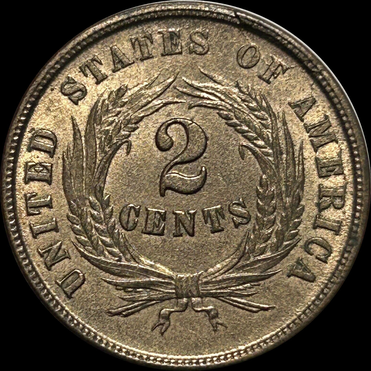 1864-2c-Two-Cent-Copper-Large-Motto-#8